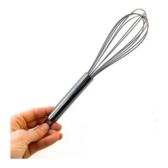 Batidor Manual De Acero Inoxidable Reposteria 25 Cm 0 Batidor Manual De Acero Inoxidable Reposteria 25 Cm 0