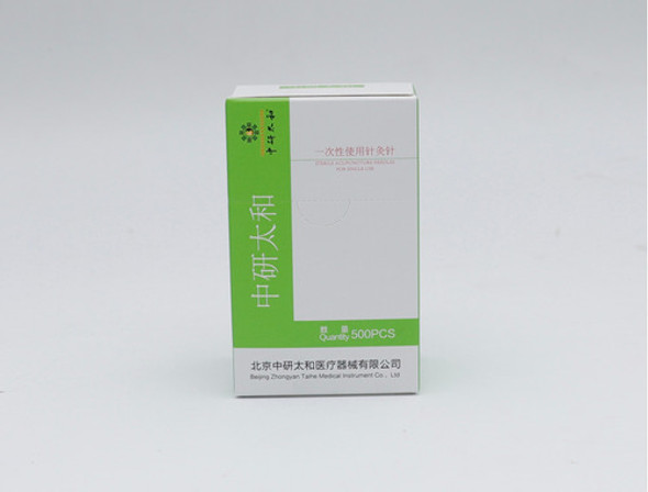 Agujas Acupuntura Zhongyan 0,25 X 13mm. Caja 500 Unidades 0