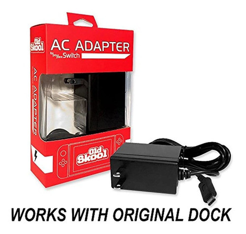 Old Skool Adaptador De Ca Para Nintendo Switch Cargador De A 0