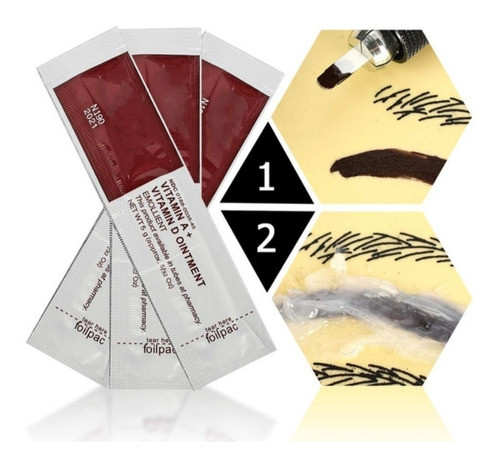 Crema Post Microblading Shading Dermo Fouguera Usa X10 Unid 0