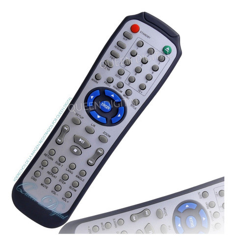 Control Remoto Para Dvd Top House Hitech Id588 Id568 Id538 0