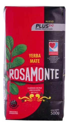 Pack X10 Yerba Mate Paquete 500gr Rosamonte Plus 0