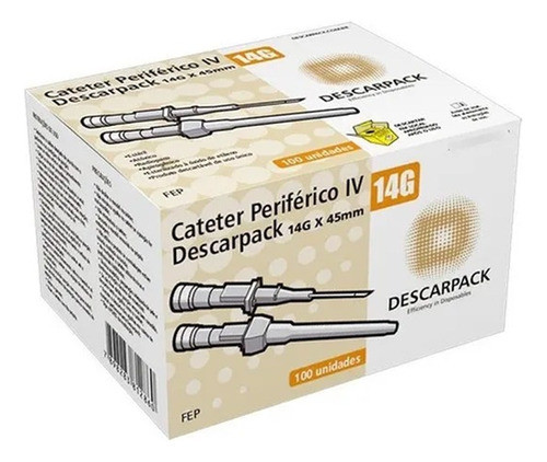 Cateter Intravenoso Piercing Periférico Rosa 20g C/ 100un 0