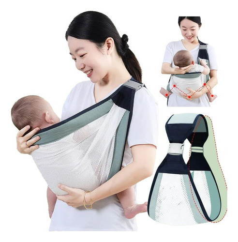 Sling Wrap Canguru Bolsa Bebe Conforto Carregador Ergonomico 0