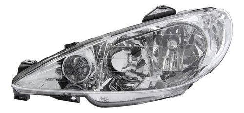 Faro Delantero Semioptica Izquierda Peugeot 206 0