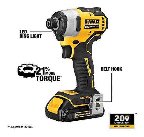 Dewalt Dcf809b Atomico 20v Max Sin Escobillas Inalambrico 1