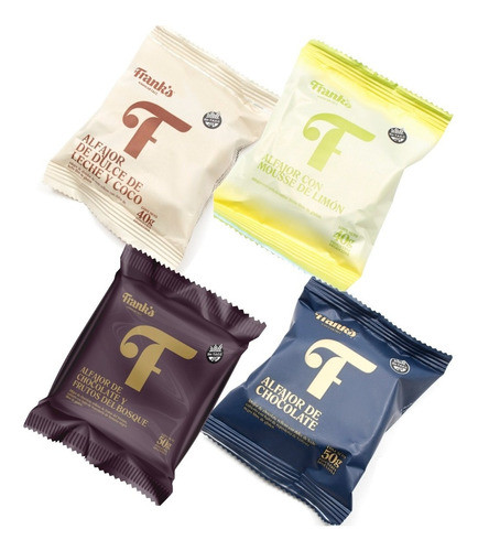 Alfajores Franks Surtidos Ddl, Frutos, Coco, Limón X 16u. 0