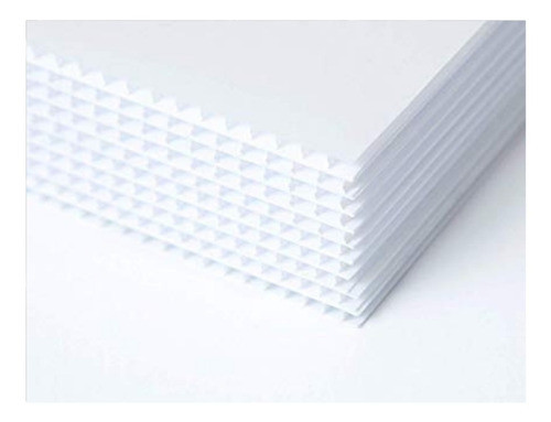 Placa Corrugado Plástico 244 X 122 Cm 3,2 Mm Blanca 0