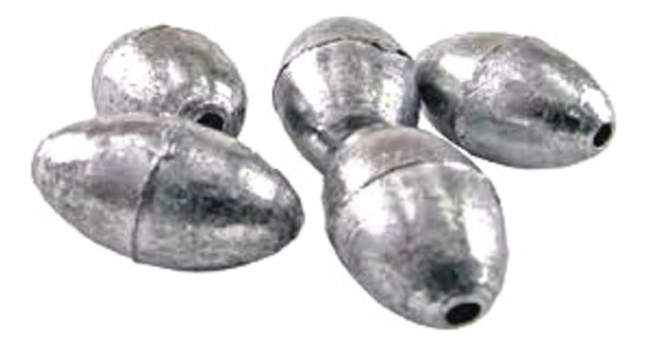 Chumbada Oliva - Chumbo - 5gr À 120gr - 40g 0