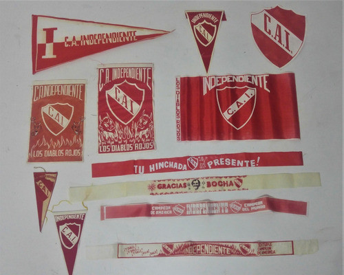 Lote  Banderin Bandera Vincha Para Museo Independiente Id02 0
