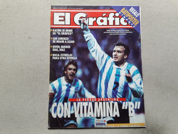 El Gráfico Nº 3953 - Póster Gigante Batistuta Argentina 0