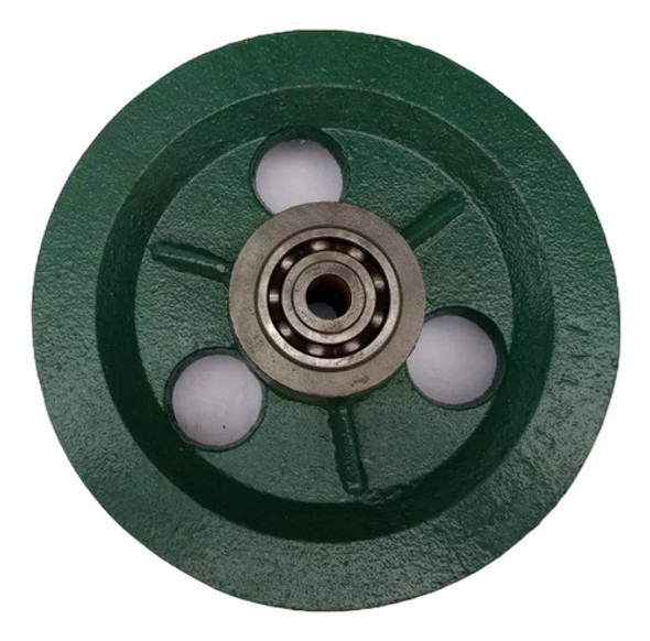 Polea De Fundicion De Hierro Diametro 250 Eje 20mm C/2 Rulem 0