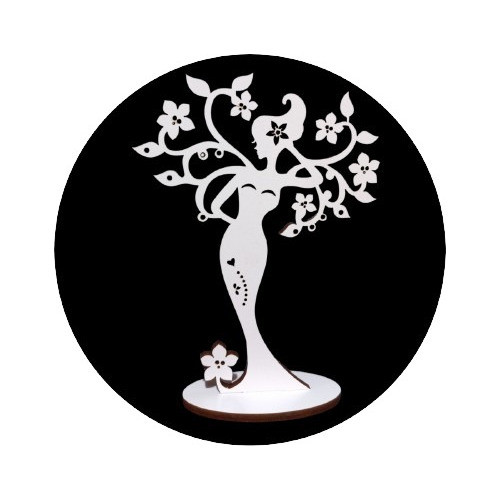 Combo 10 Centros De Mesa Chica Arbol Calada Flores Mdf Plus 0