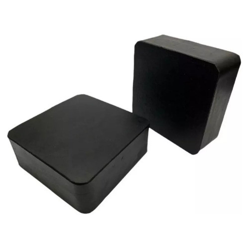 Placa Borracha Calço Anti Vibração 100x100x38mm Tamanho P 0