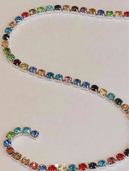 1 Rollo De Strass De 9 Metros  Varios Colores! Oferta! 0