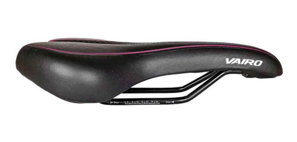 Asiento Bicicleta Mtb Vairo  Vl 1432 Negro/fucsia 1