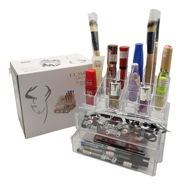 Organizador Cosméticos Exhibidor Maquillaje Joyas Acrílico 0