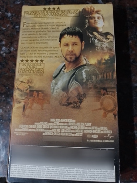 Película Original En Vhs Gladiador Impecable 1