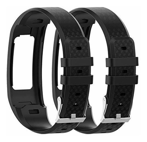 2 Mallas De Silicona Para Reloj Garmin Vivofit 1/2 Talle L 1