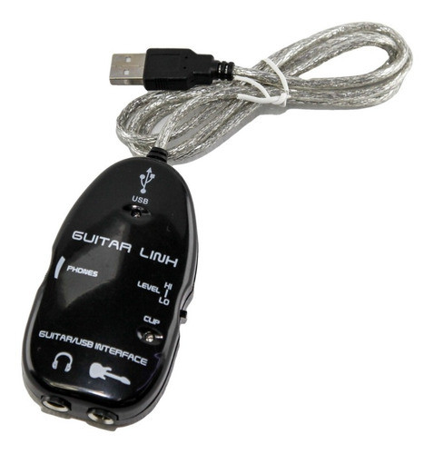 Placa Sonido Usb Guitar Link Entr Guitarra - Auricular Htec 0