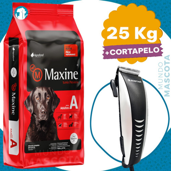 Comida Perro Adulto Maxine 25 Kg + Regalo 0