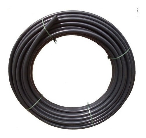 Caño Polietileno Negro Rollo 2 Pulgadas K4 Riego Agua 100mts 0
