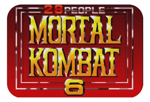 Cartucho Mortal Kombat 6 28 People P/ Sega Genesis Megadrive 0