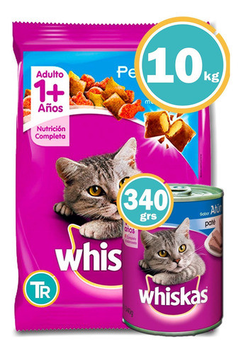 Alimento Whiskas Pescado 11 Kg 1