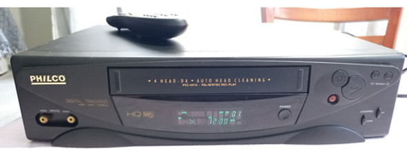 Video Cassete Philco Pvc-4h10 4 Cabeças E Controle Remoto 0