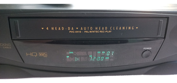 Video Cassete Philco Pvc-4h10 4 Cabeças E Controle Remoto 1