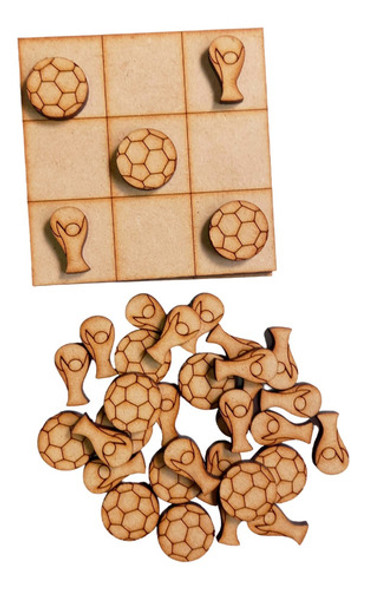 30 Tateti Mundial Copa Pelota Souvenir Fibro 8x8 Bolsita 1