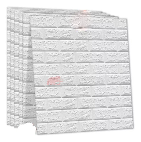 Placas Anti Humedad 3d Autoadhesivas Tipo Ladrillos Pared 0