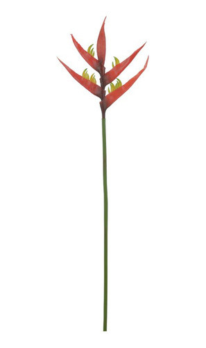 Haste Artificial Heliconia Toque Real Vermelho 79cm 0