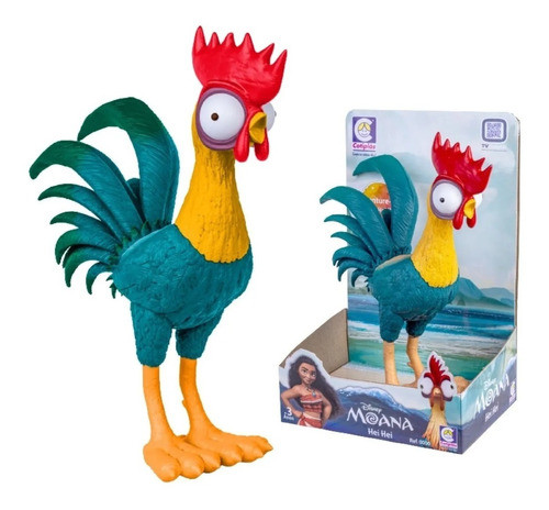 Boneco Disney Moana Galo Hei Hei Cotiplás Ref 2597 0