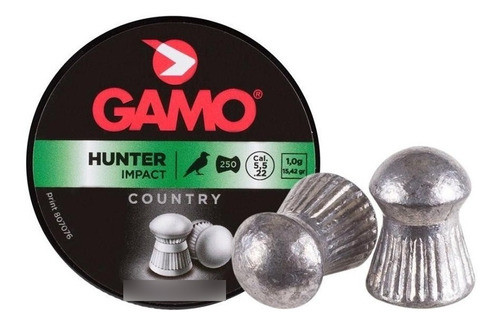 Balines Gamo Hunter Cal 5.5 X 250 Unidades 0