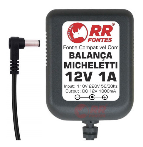 Fonte Dc 12v Pra Balança Micheletti Mic 100 1
