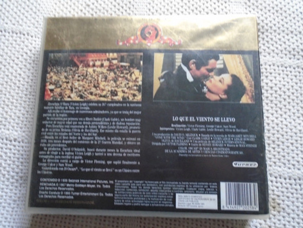 2 Vhs En Caja Plastica . Lo Que El Viento Se Llevo . Mgm 1