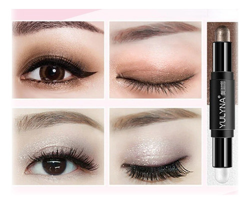 Caneta Maquiagem Sombra Longa Duração Rosto  2 em 1 A2 0