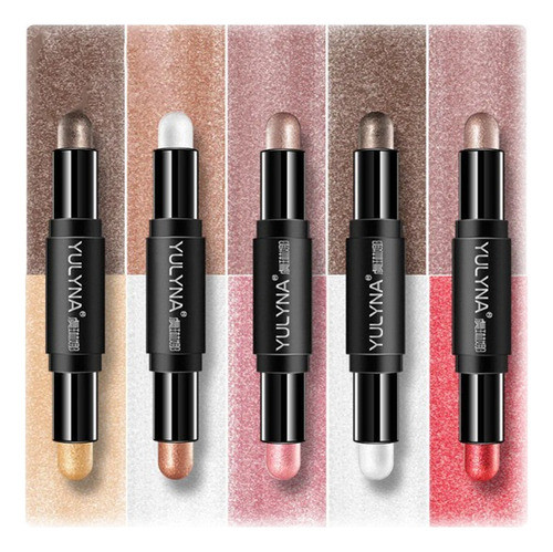 Caneta Maquiagem Sombra Longa Duração Rosto  2 em 1 A2 1