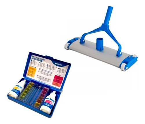 Combo Kit Laboratorio + Barrefondo Aluminio 35 Cm Pileta 0