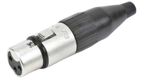 6 Plugs Conectores Xlr Canon Femea Santo Angelo Sa2x 1
