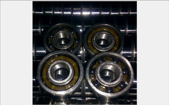 8 X Ruleman 608 Hibrido Ceramico Skate Roller Alta Velocidad 1