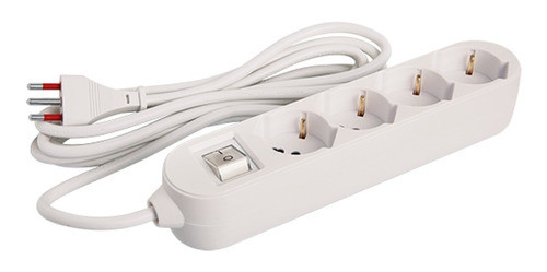 Alargue Electrico 10a Cable 10 Mt 4 Tomas Schuko Y Llave 1