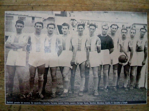 Recorte Banfield Ganador Del Ascenso De 1939 0