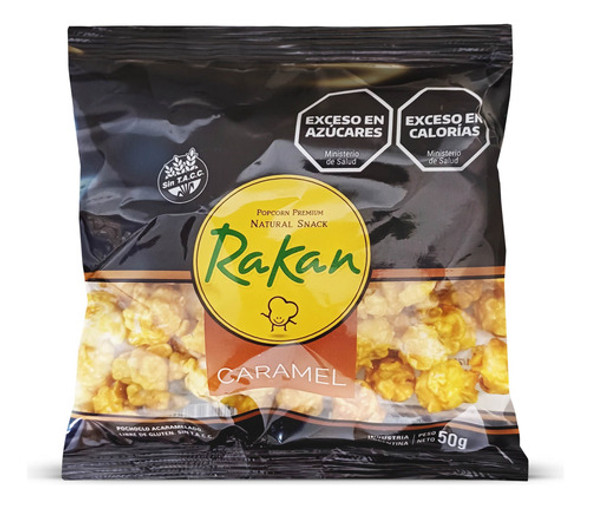 Pochoclo Acaramelados Natural Snack Rakan Sin Tacc 50g 0