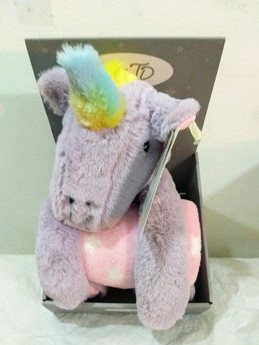 Manta 100x70  Con Peluche  Unicornio  Llega Hoy G 0