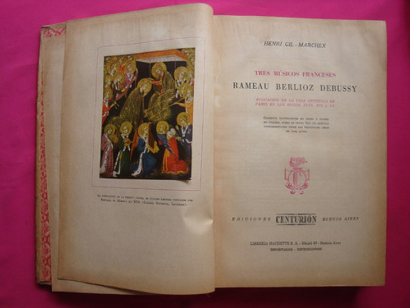 Tres Musicos Franceses Rameau Berlioz Debussy- Henri Marchex 1