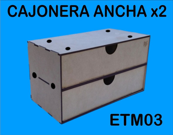 Estación De Trabajo Modular - Cajonera X2 - Nvm Hobbies 1