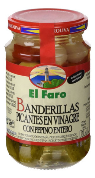 11657 El Faro Banderillas Españolas Picantes 370grs 0 11657 El Faro Banderillas Españolas Picantes 370grs 0