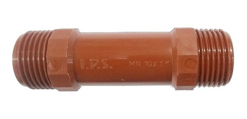 Niple Con Tuerca Ø 1 1/2  X 10 Cm Ips Gk 0